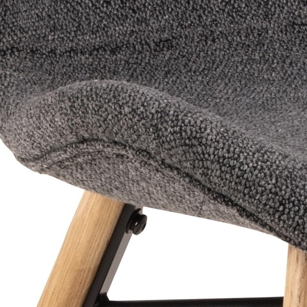 Krzesło Batilda antracytowe Monza 130 - ACTONA